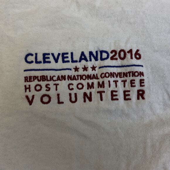 2016 Cleveland Reublican National Convention T-Shirt Mens XL Volunteer RNC GOP - Picture 2 of 8